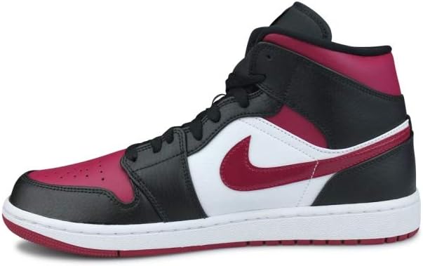 Nike Air Jordan 1 Mid (GS), Chaussures de Basketball Homme 44 EU Rouge