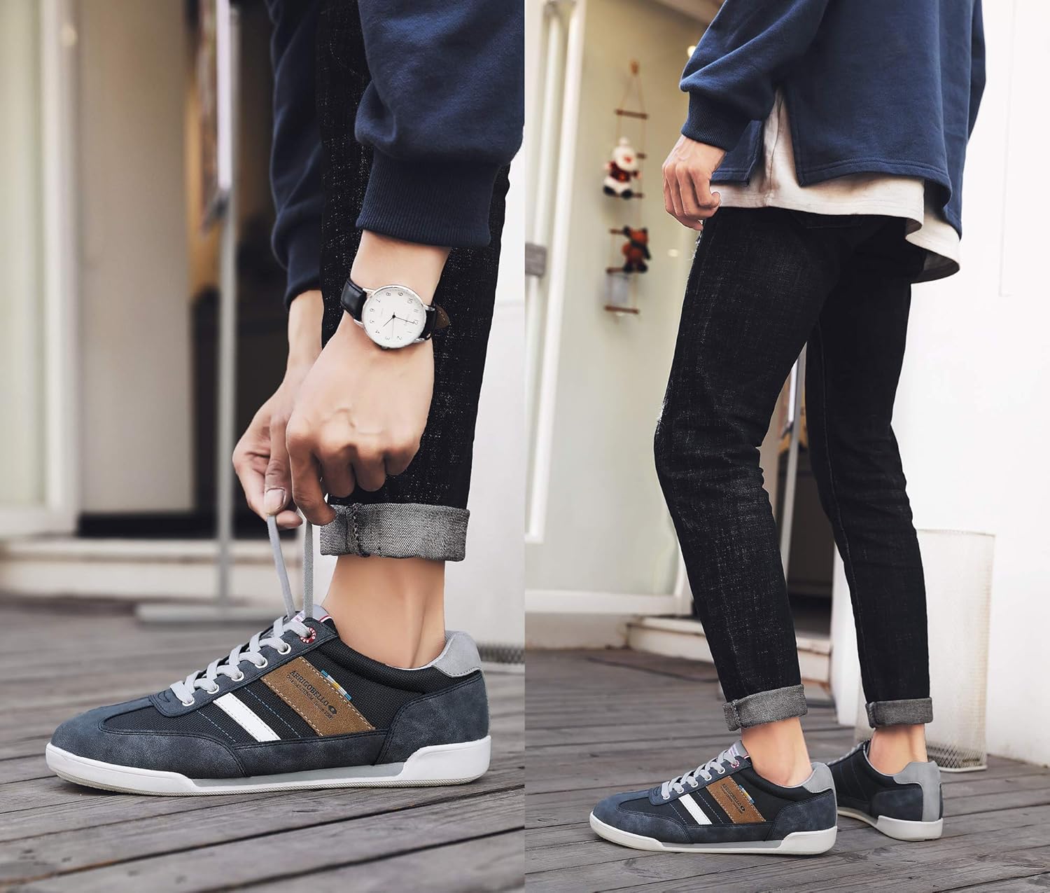 Chaussure Homme Baskets Sneakers Casual Sport Running Espadrilles Athlétique Courtes Fitness Tennis 41-46 45 EU T Bleu Clair