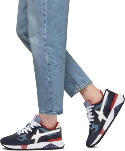 W6yz Men's Yak-m Oxford Flat 42 EU Marine