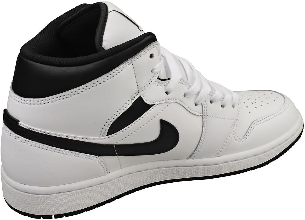 Jordan Air Jordan 1 Mid Men's Shoes BasketHomme 41 EU Blanc Noir 132