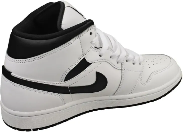 Jordan Air Jordan 1 Mid Men's Shoes BasketHomme 41 EU Blanc Noir 132