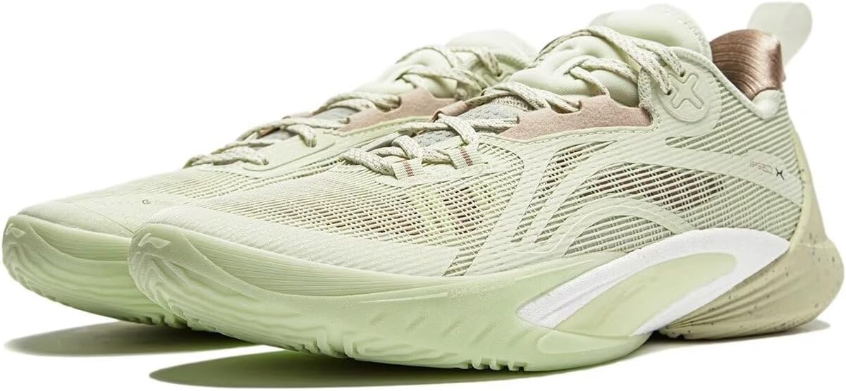 LI-NING Speed V Series Evan Turner Jawun Evans - Chaussures de basketball professionnelles pour homme - Doublure antidérapante - ABAP009 ABAN051 ABAP011 Jaune Vert 41 2/3 EU