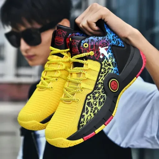 Test Kmrlofiy Chaussures de Basket-ball Homme : des baskets pas chères qui font le job sur le terrain