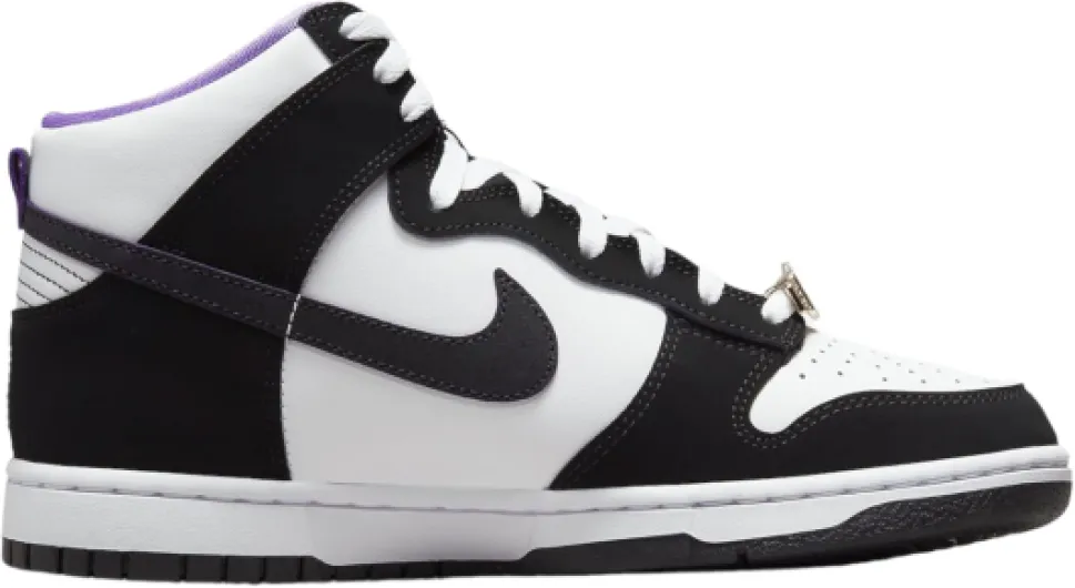Nike Dunk Hi, Chaussure de Basketball Homme 41 EU Noir Blanc Actiongrape Noir